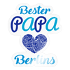 Bester Papa - Aufkleber - Transparent glänzend