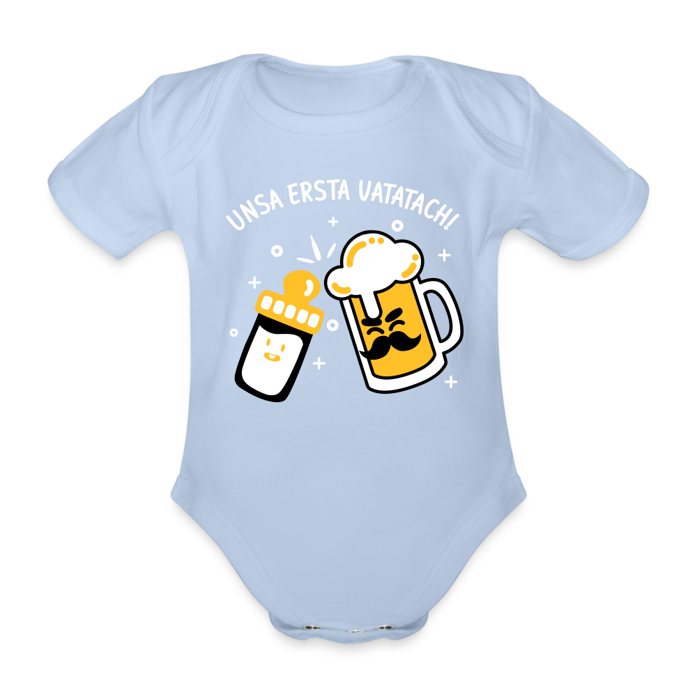 unsa ersta Vatatach! - Bio-Kurzarmbody - Sky