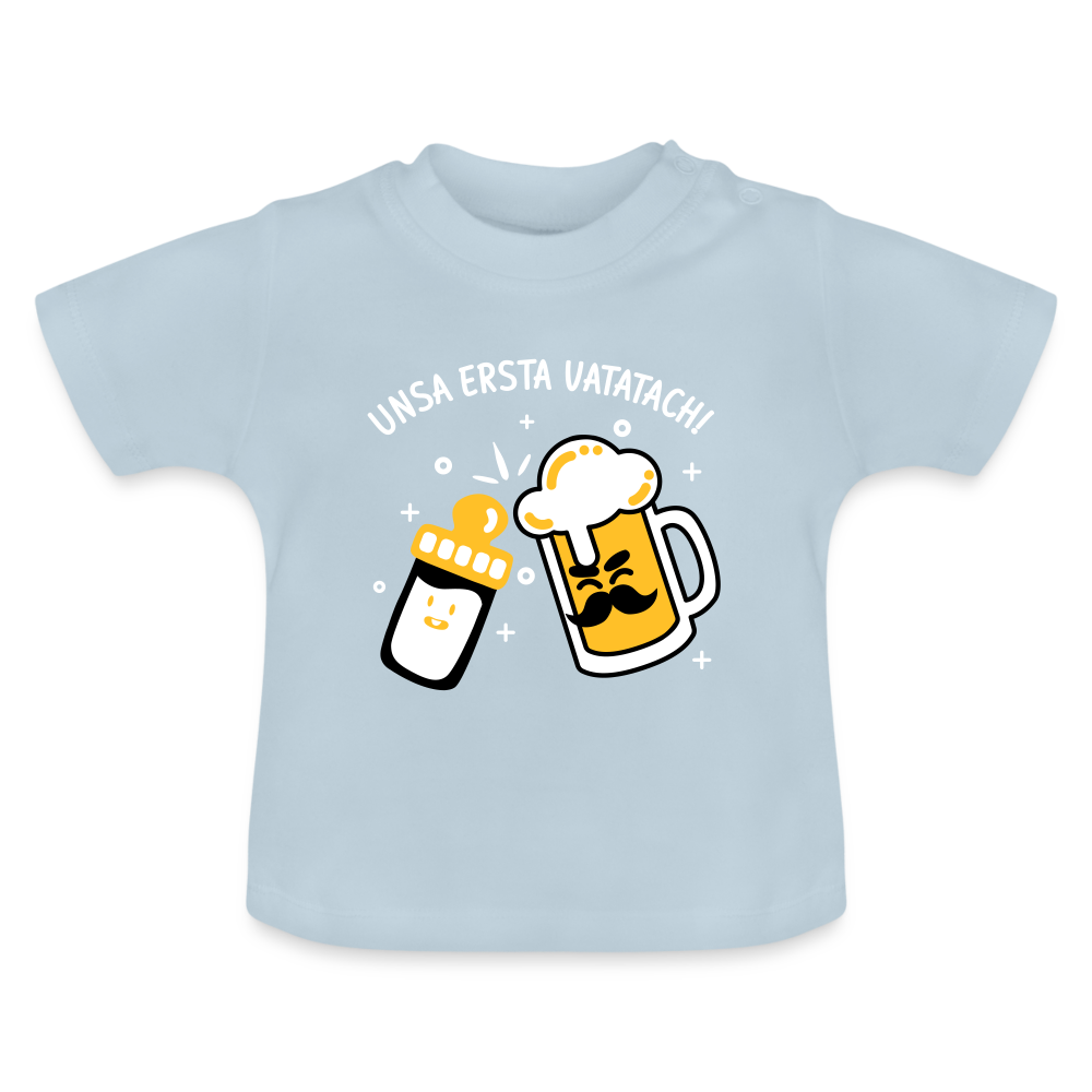 unsa ersta Vatatach! - Baby T-Shirt - Hellblau