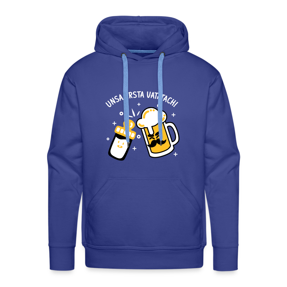 unsa ersta Vatatach! - Männer Premium Hoodie - Königsblau