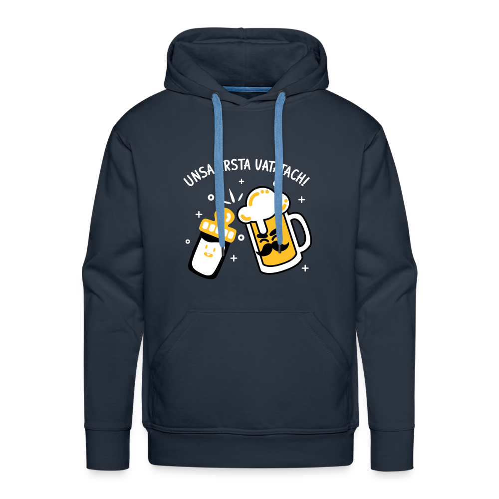 unsa ersta Vatatach! - Männer Premium Hoodie - Navy