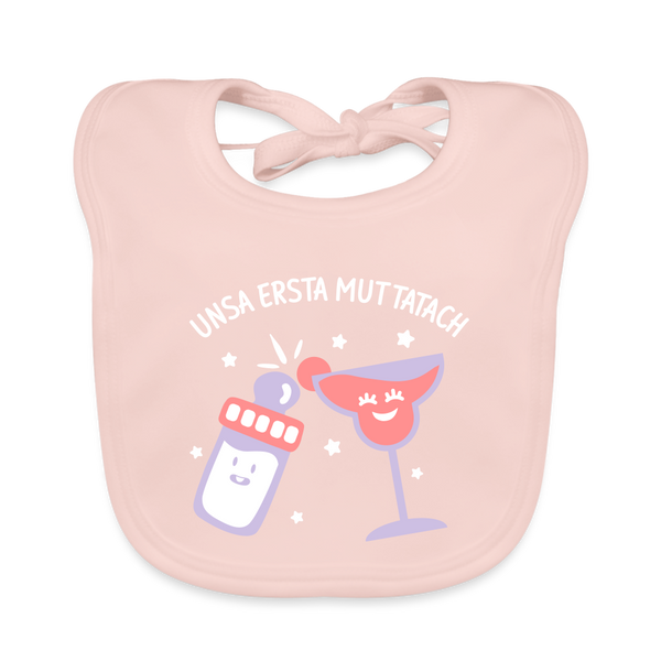 unsa ersta Muttatach - Lätzchen - Rose