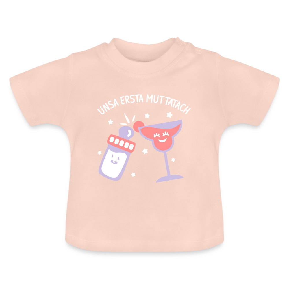 unsa ersta Muttatach - Baby T-Shirt - Kristallrosa