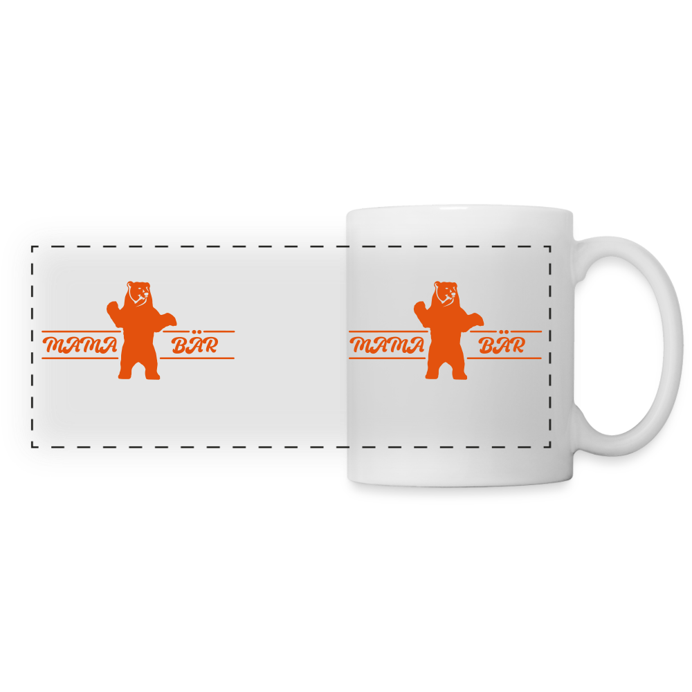 Mama Bär  - Tasse zweifarbig - weiß