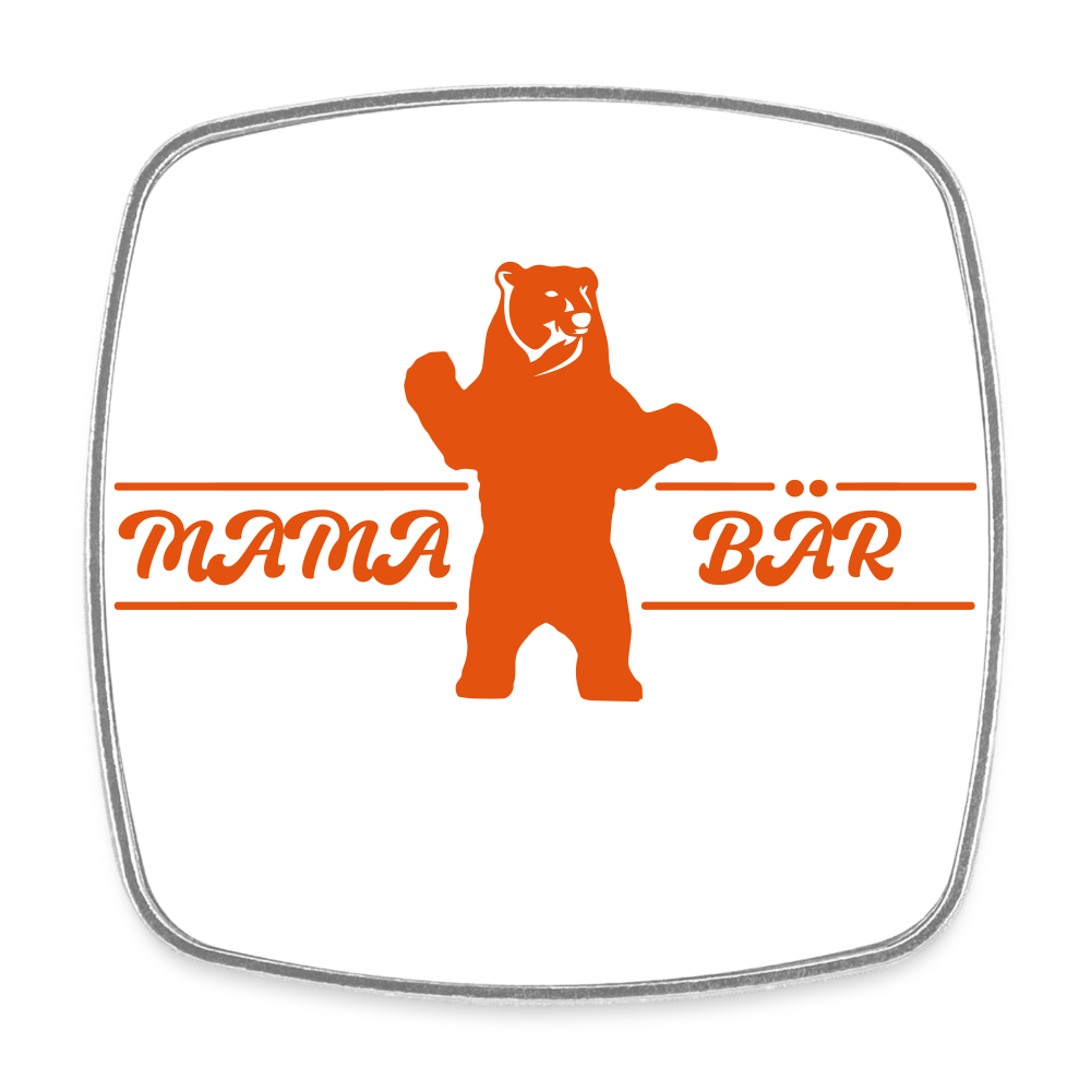 Mama Bär  - Kühlschrankmagnet - weiß