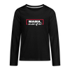 Mama, ick steh' uff dir - Teenager Langarmshirt - Schwarz