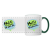Mutti Hat Jesacht - Tasse zweifarbig - Weiß/Dunkelgrün