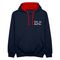 Dit is dufte - Kontrast Hoodie