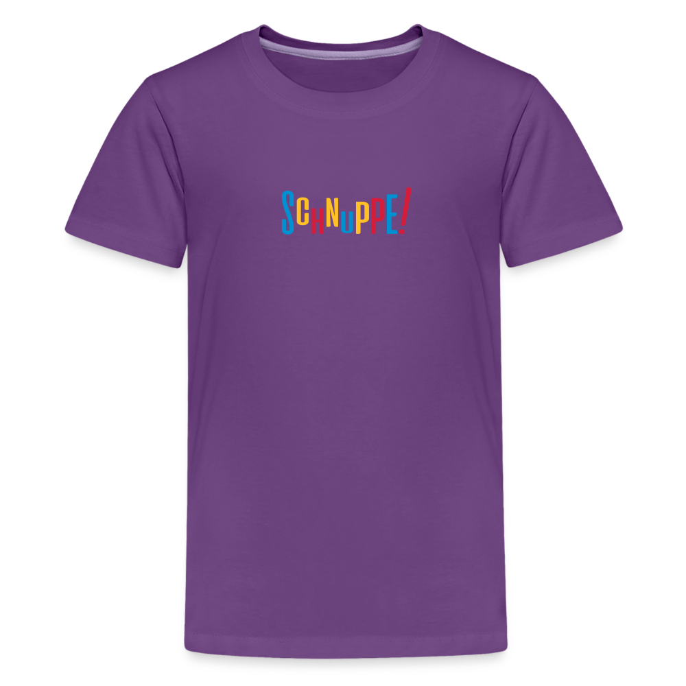 Schnuppe! - Teenager Premium T-Shirt - Lila