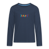 Schnuppe! - Teenager Langarmshirt - Navy