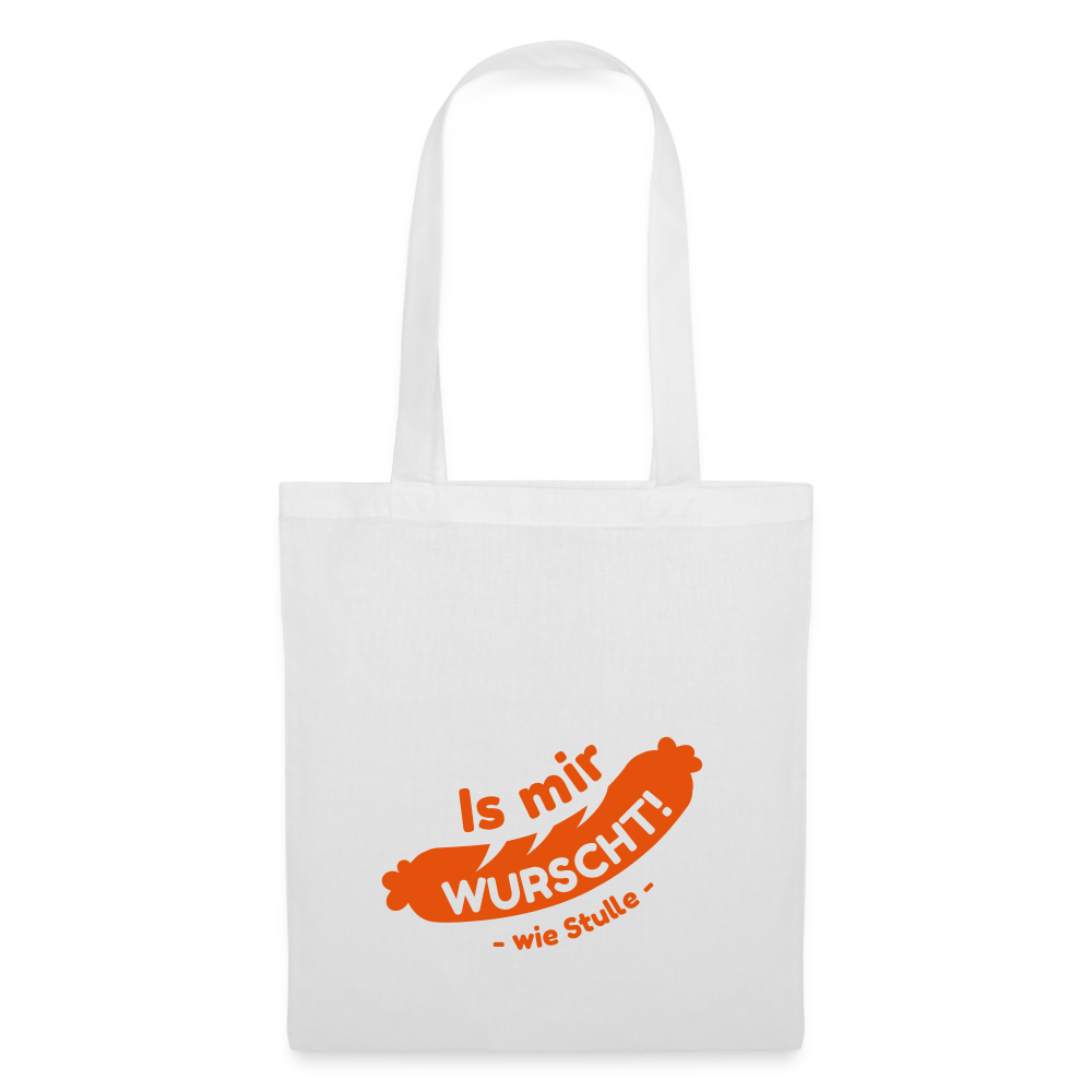Is mir Wurscht - Stoffbeutel - weiß