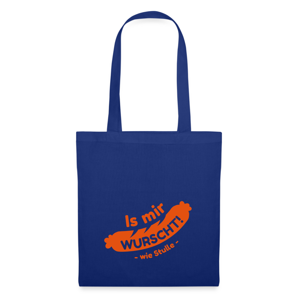 Is mir Wurscht - Stoffbeutel - Royalblau