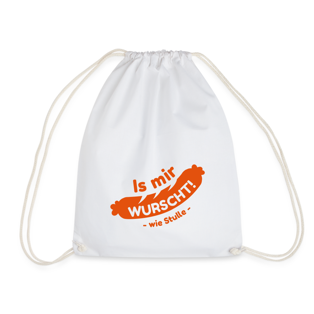 Is mir Wurscht - Turnbeutel - weiß