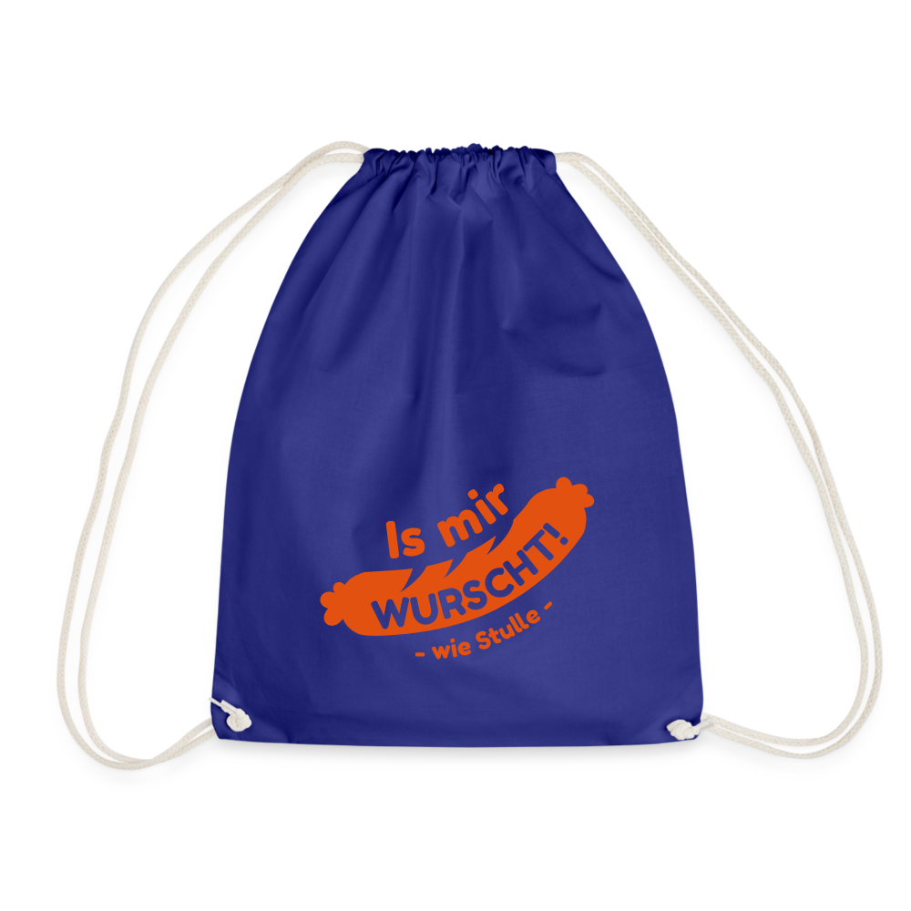 Is mir Wurscht - Turnbeutel - Königsblau