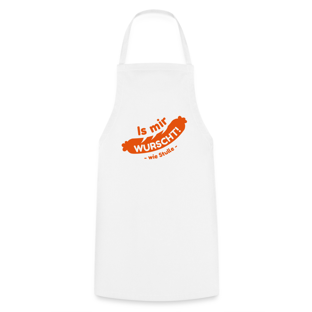 Is mir Wurscht - Kochschürze - weiß
