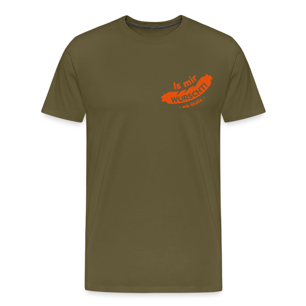 Is mir Wurscht - Männer Premium T-Shirt - Khaki