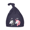 Berliner Einhorn - Babymützen - Navy