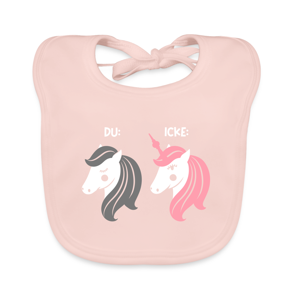 Berliner Einhorn - Lätzchen - Rose