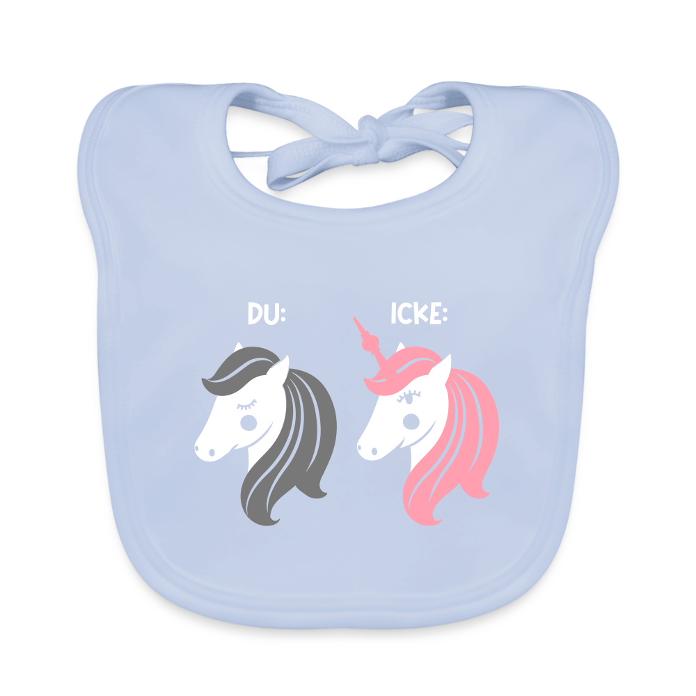Berliner Einhorn - Lätzchen - sky Blue