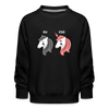 Berliner Einhorn - Kinder Premium Sweatshirt - Schwarz