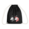 Berliner Einhorn - Turnbeutel - Schwarz