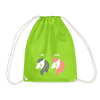 Berliner Einhorn - Turnbeutel - Neongrün