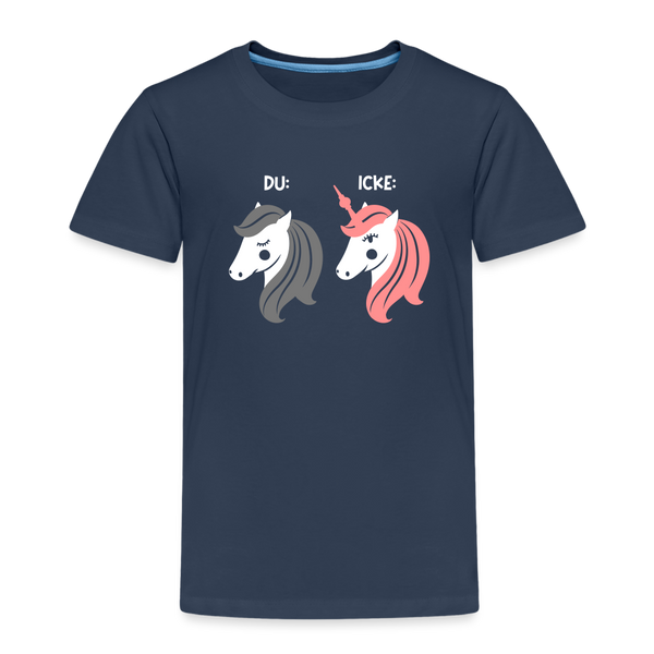 Berliner Einhorn - Kinder Premium T-Shirt - Navy