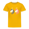 Berliner Einhorn - Kinder Premium T-Shirt - Sonnengelb