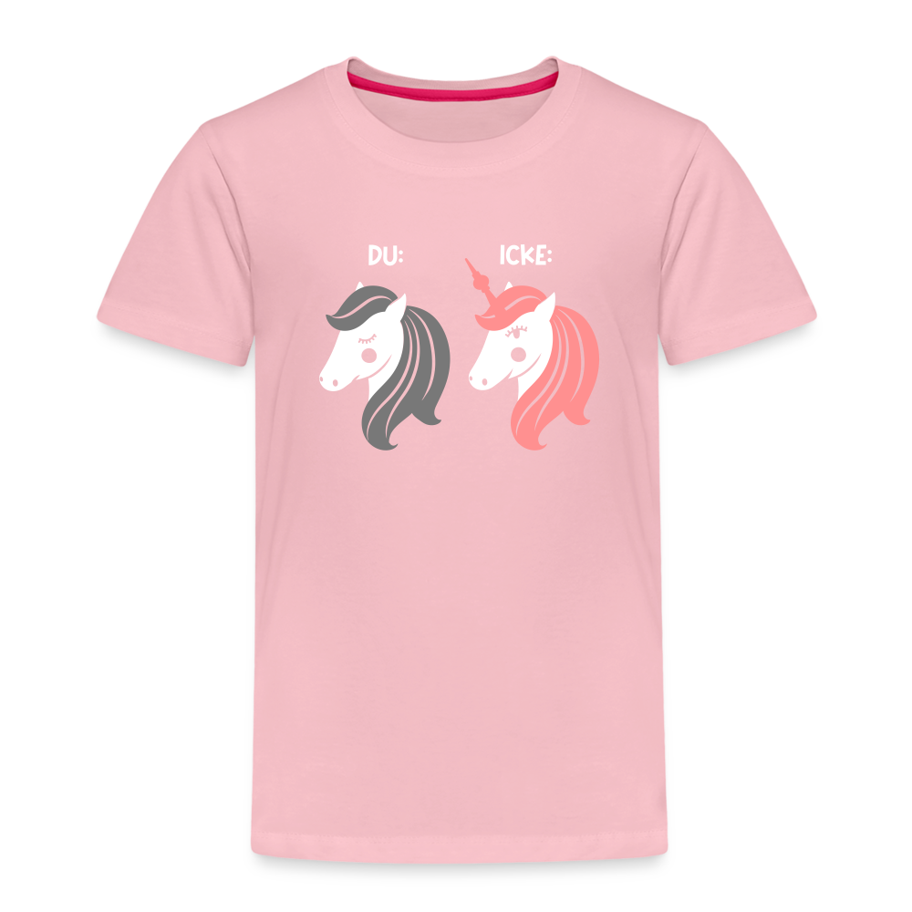 Berliner Einhorn - Kinder Premium T-Shirt - Hellrosa