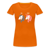 Berliner Einhorn - Frauen Premium T-Shirt - Orange