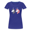 Berliner Einhorn - Frauen Premium T-Shirt - Königsblau