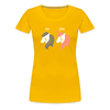 Berliner Einhorn - Frauen Premium T-Shirt - Sonnengelb