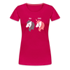 Berliner Einhorn - Frauen Premium T-Shirt - dunkles Pink