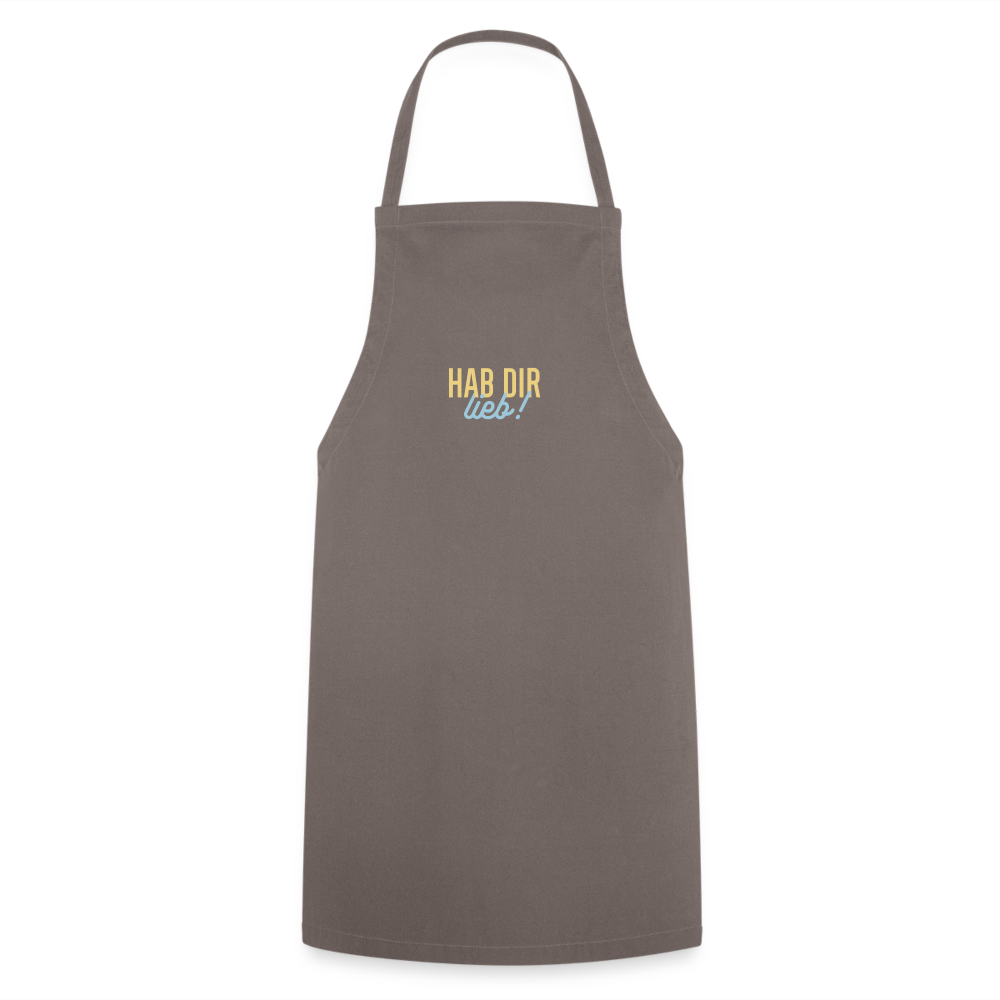 Hab Dir Lieb! - Kochschürze - Grau