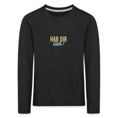 Hab Dir Lieb! - Kinder Langarmshirt