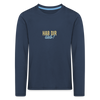 Hab Dir Lieb! - Kinder Langarmshirt - Navy