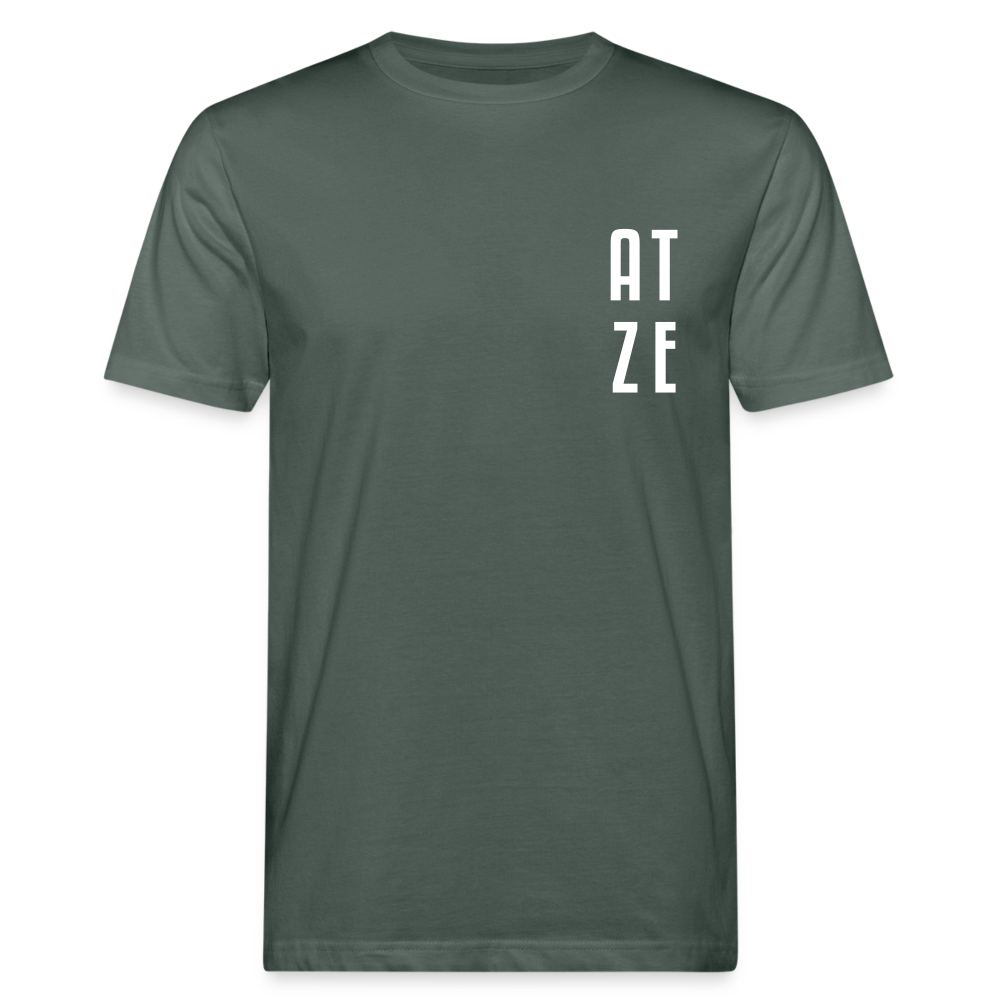 Atze - Männer Bio T-Shirt - Graugrün