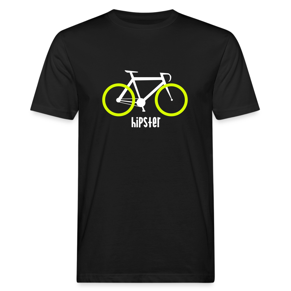 Berlin Hipster Bike - Männer Bio T-Shirt - Schwarz