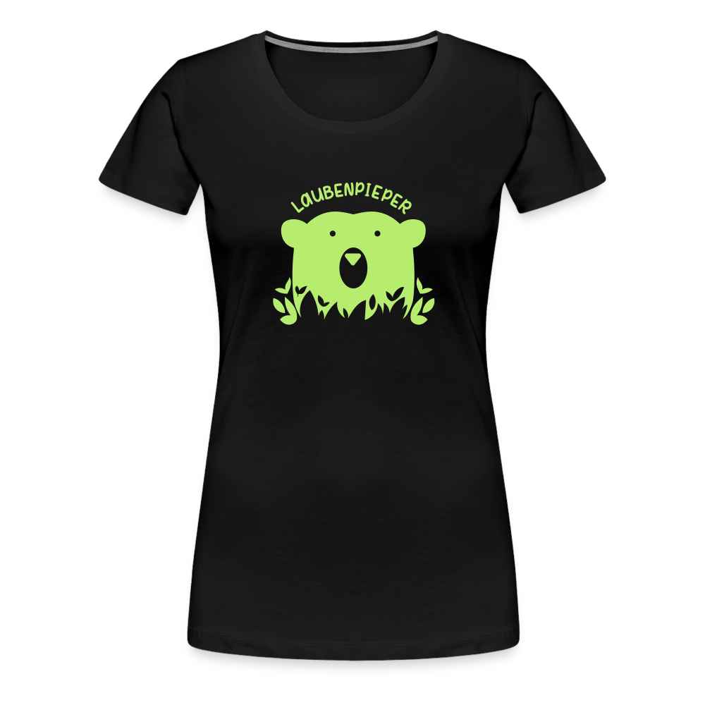 Laubenpieper - Frauen Premium T-Shirt - Schwarz