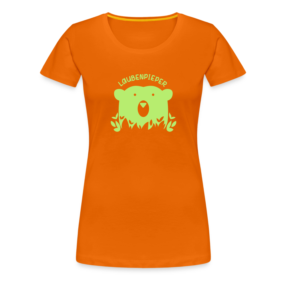 Laubenpieper - Frauen Premium T-Shirt - Orange