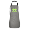 Laubenpieper - Kontrastschürze - Grau/Schwarz