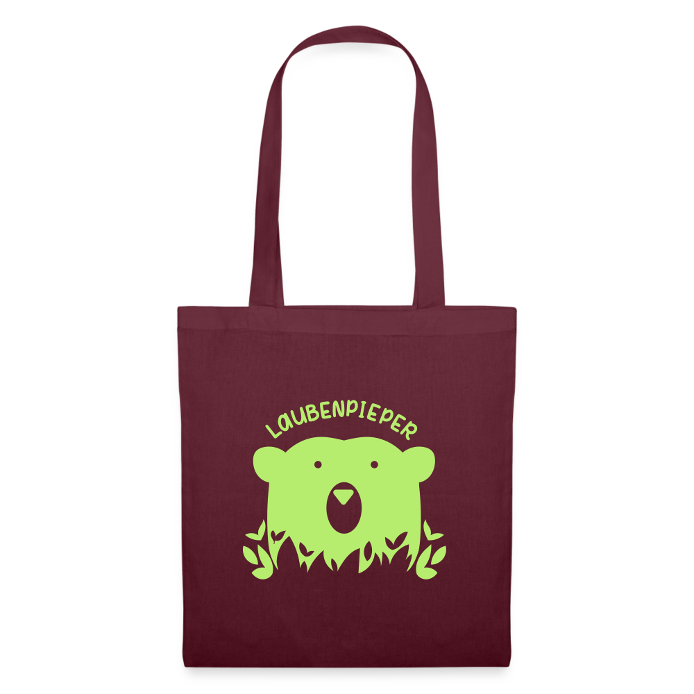 Laubenpieper - Stoffbeutel - Burgunderrot
