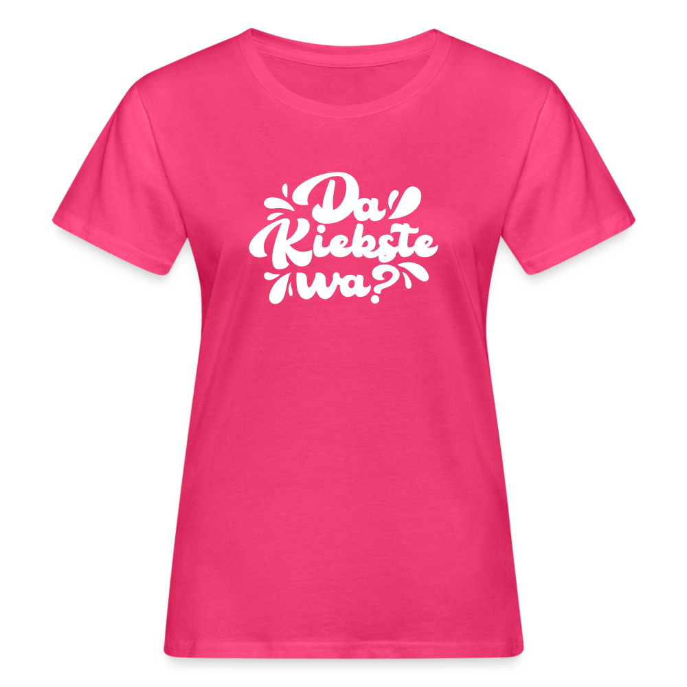 Kiekste - Frauen Bio T-Shirt - Neon Pink