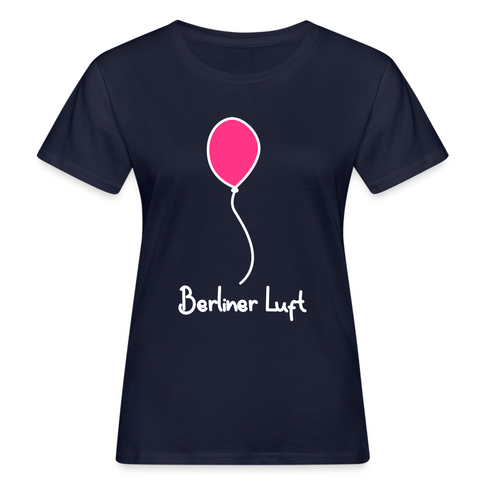 Berliner Luftballon - Frauen Bio T-Shirt - Navy