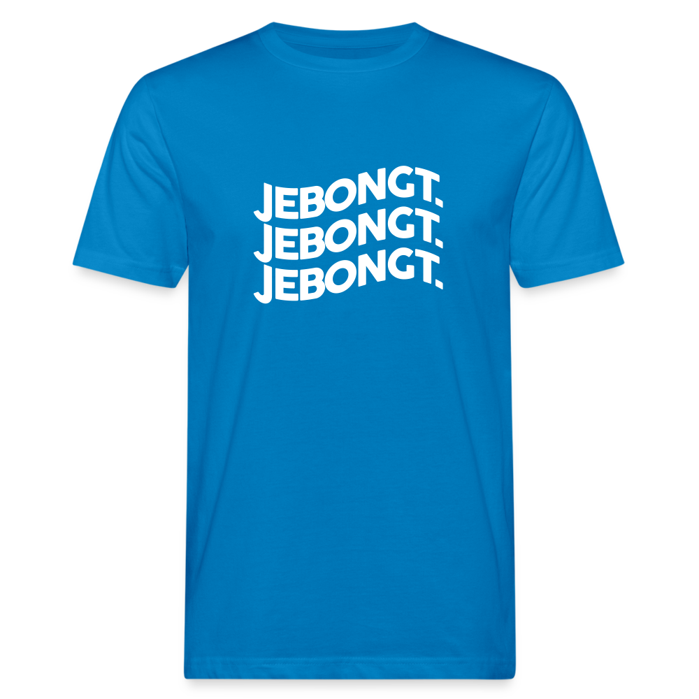 Jebongt! - Männer Bio T-Shirt - Pfauenblau