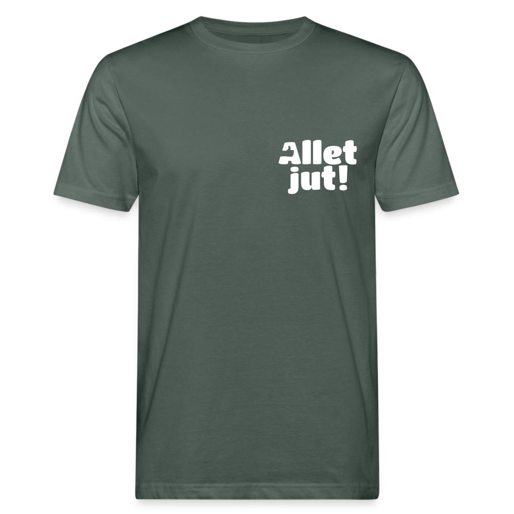 Allet Jut - Männer Bio T-Shirt - Graugrün