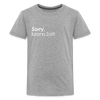 Sorry, keene Zeit! - Teenager Premium T-Shirt - Grau meliert