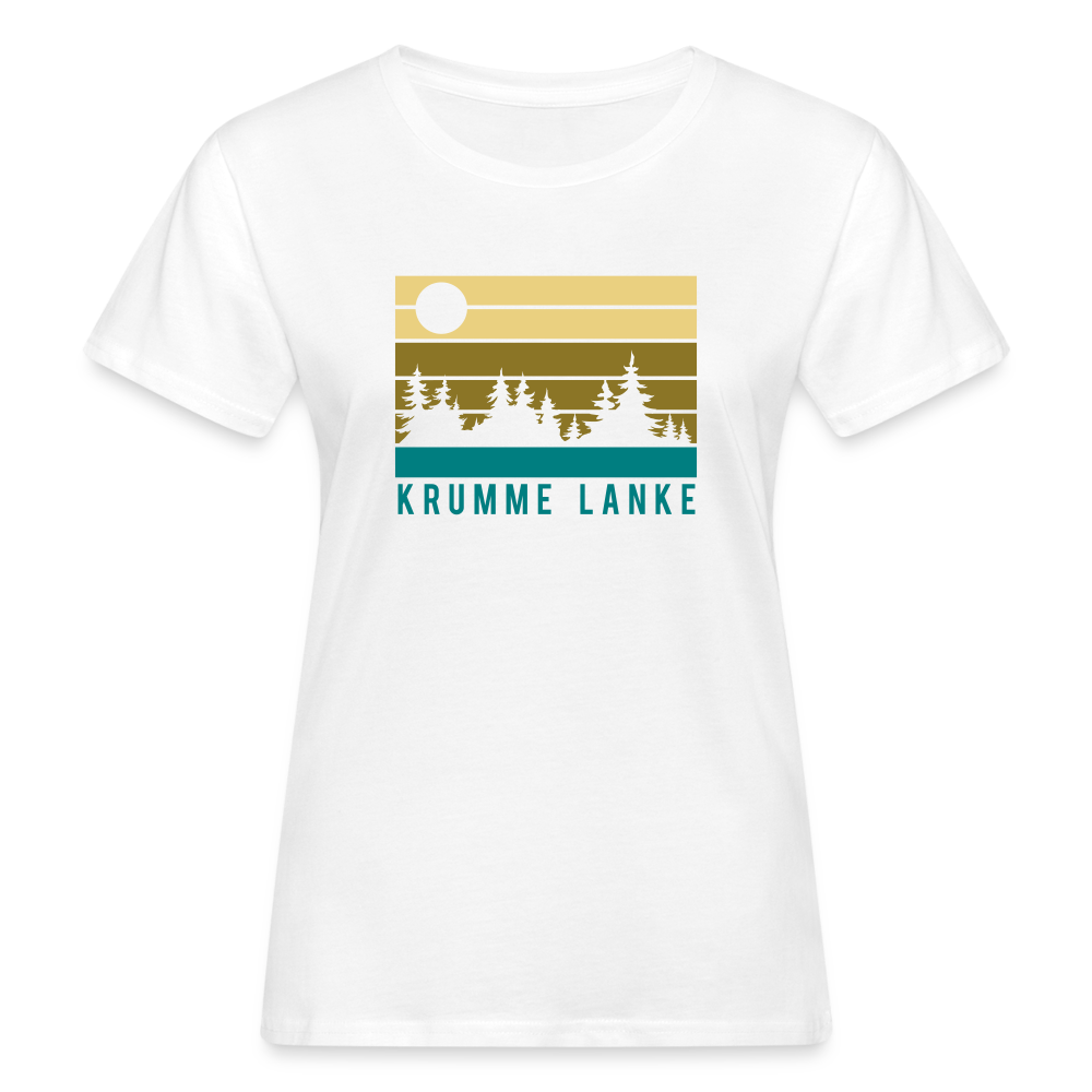 Krumme Lanke - Frauen Bio T-Shirt - weiß