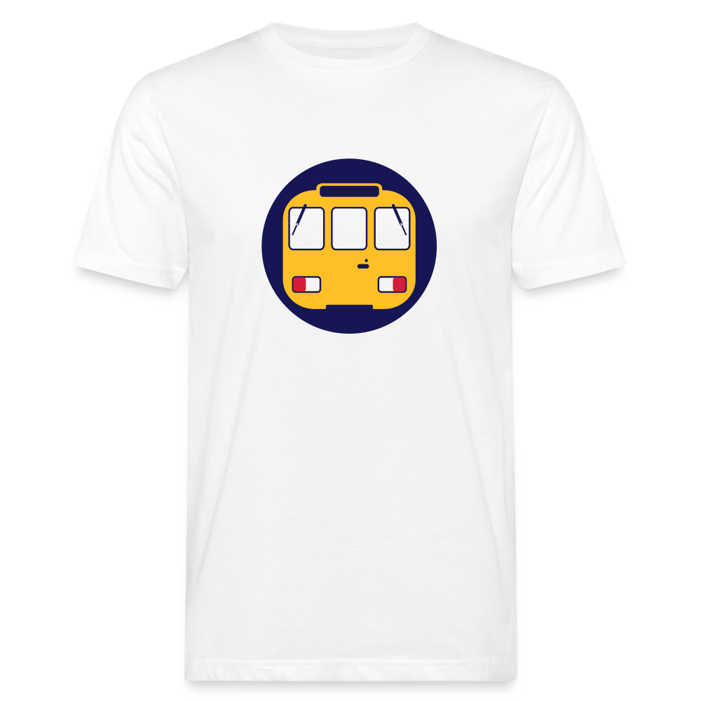 U-Bahntunnel - Männer Bio T-Shirt - weiß