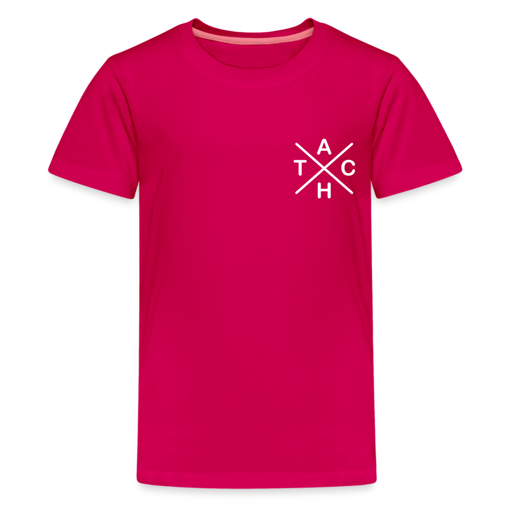 Tach X - Teenager Premium T-Shirt - dunkles Pink